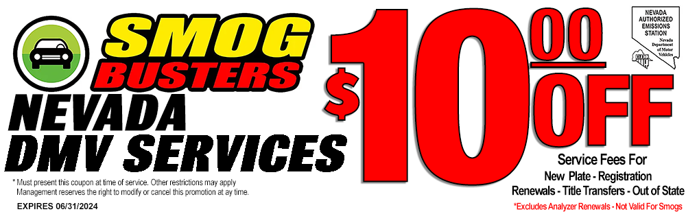 Coupons Promotions Discounts Smog Busters DMV Services