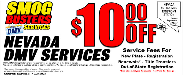 DMV Services Near Me - Smog Check Coupon